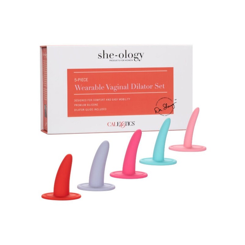 5-delige Set Vaginale Of Anale Dilators Multicolor