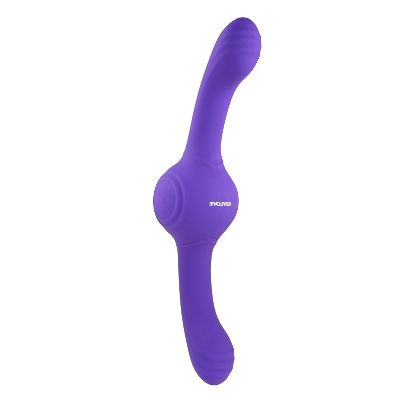 Nosso vibrador giratório de dupla extremidade Gyro Vibe - Roxo