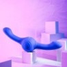 Nosso vibrador giratório de dupla extremidade Gyro Vibe - Roxo