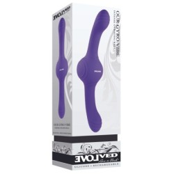 Nuestro vibrador giratorio de doble extremo Gyro Vibe - Morado