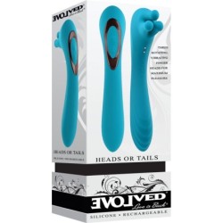 Vibrator Heads or Tails - Albastru