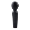 Vibrador Wand de Sucção Arco-Íris - Preto