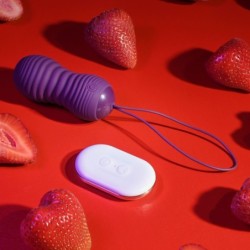 Vibračné vajíčko Eager Egg - Fialové
