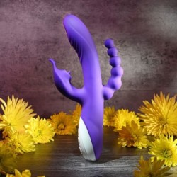 Vibrador Lámeme Estimulación Triple Vibe - Morado