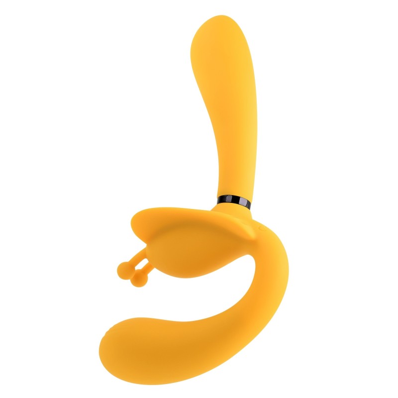 Vibrador Arnês Sem Correias The Monarch - Amarelo