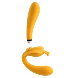 Vibrador Arnês Sem Correias The Monarch - Amarelo
