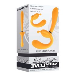 Vibrador Arnês Sem Correias The Monarch - Amarelo