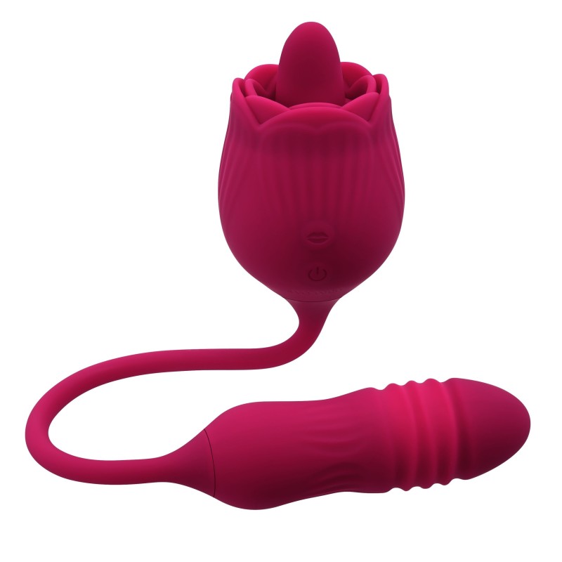 Vibrador de Llengua Rosa Salvatge - Vermell Vibrador de Llengua Rosa Salvatge - Vermell