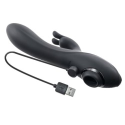 Vibrator Rabbit Hole - Negru
