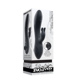 Vibrador Rabbit Hole - Negro