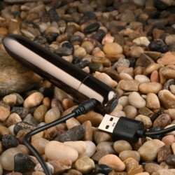 Real Simple Bullet Vibrator - Svart Krom