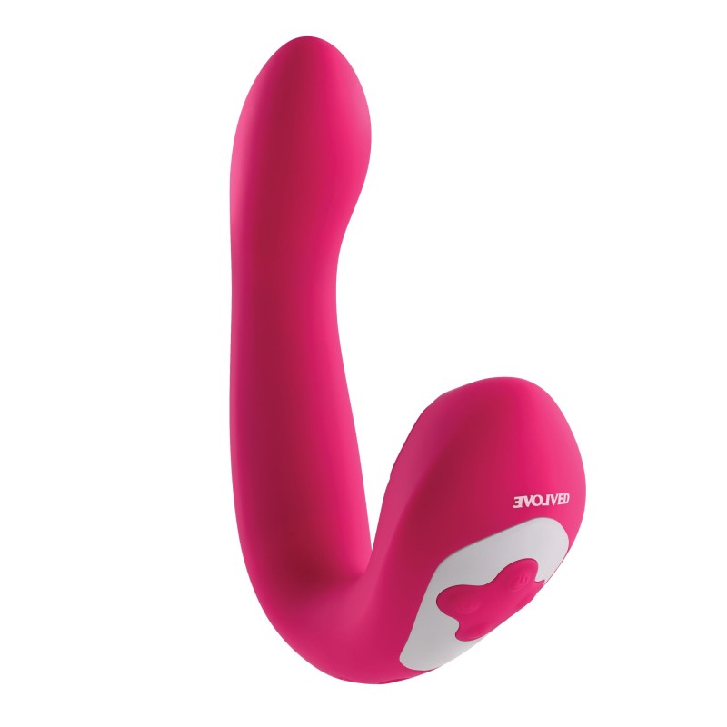 Vibrator cu două capete Buck Wild - Roz