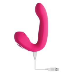 Vibrador de dupla extremidade Buck Wild - Rosa