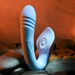 Vibrator Tap and Trust - Ljusblå