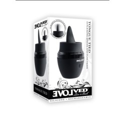 Zungenkuss Vibrator - Schwarz