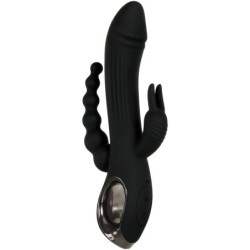 Vibrator Iepuraș Trifecta - Negru