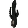 Vibreur Lapin Trifecta - Noir