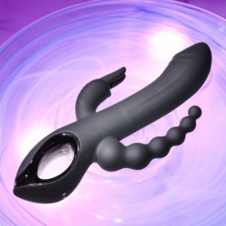 Vibrador Coelho Trifecta - Preto