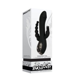Vibrador Coelho Trifecta - Preto