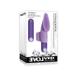 Vibrador bala Fingerific com capa para dedo