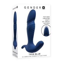 Vibrador de Próstata Azul Verdadero - Azul