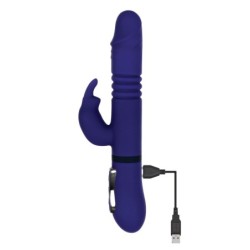 Vibrator Zajček Vse v Enem - Kraljevsko Modra