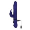 Vibratore Coniglio Tutto in Uno - Blu Reale