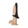Inel vibrator pentru penis Cock Armor - Negru