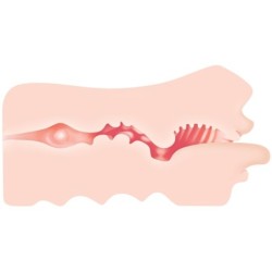 Reālistisks Mutes Masturbators