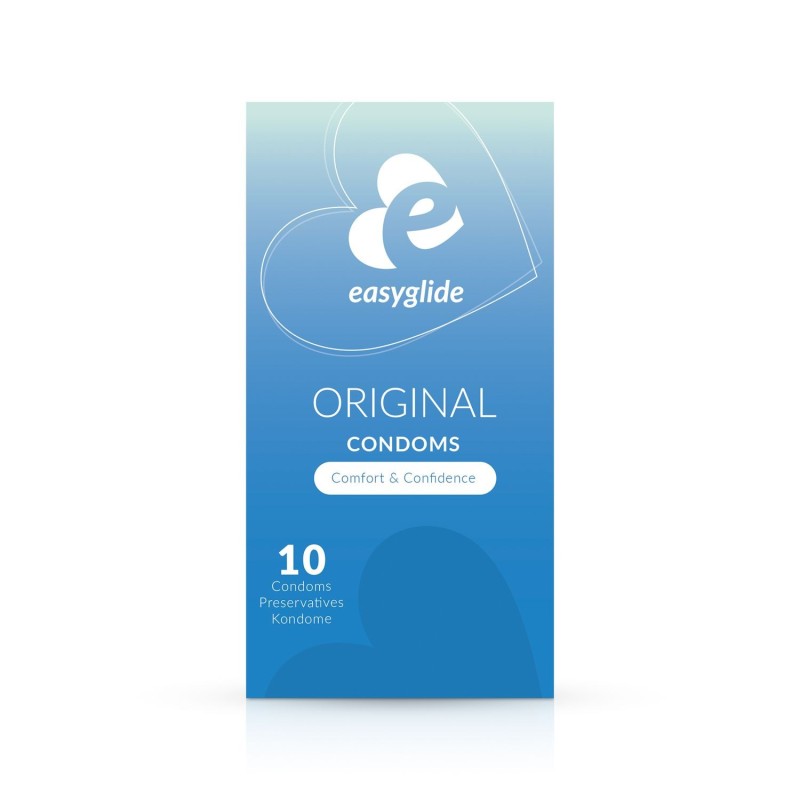 EasyGlide - Originalūs prezervatyvai - 10 vienetų