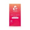 EasyGlide - Condoms met ribbels en noppen - 10 stuks