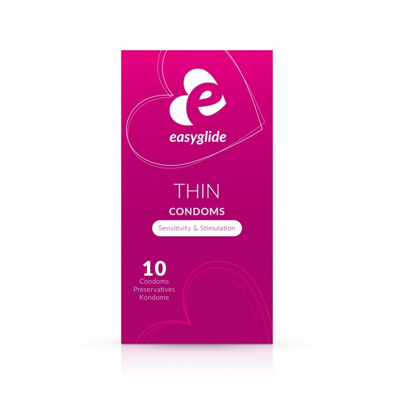 EasyGlide - Extra Tunna Kondomer - 10 stycken