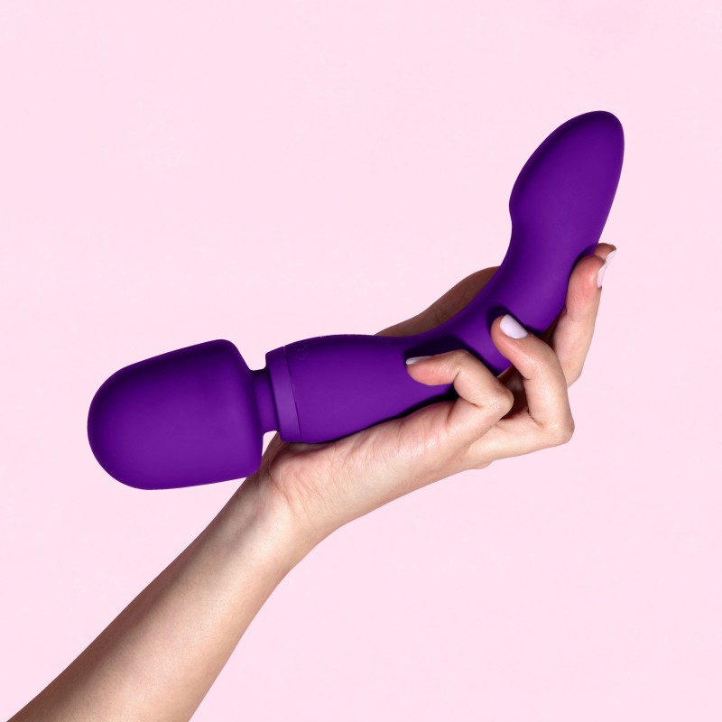 Vibrador de Doble Sensación - Morado
