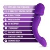 Vibrator z dvojnim občutkom - Vijolična