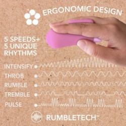 Vibrator Gaia Eco Delight - Vijolična