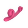 Vibrator dublu curbat Snail Vibe - Roz