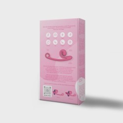 Dubultā izliektais vibrators Snail Vibe - Rozā