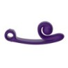 Dvigubas lenktas vibratorius Snail Vibe - Violetinė