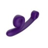 Vibrador duplo curvo Snail Vibe - Roxo