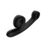 Vibratore doppio curvo Snail Vibe - Nero