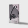 Dubbele gebogen vibrator Snail Vibe - Zwart