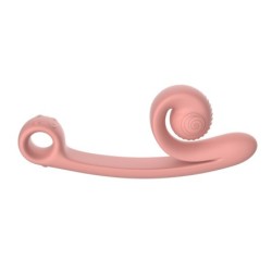 Kaksoisvärähtelijä, kaareva Snail Vibe - Persikan vaaleanpunainen