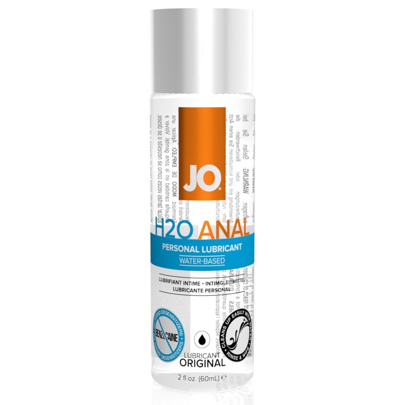 System JO - Lubrikačný gél Anal H2O - 60 ml