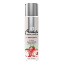 System JO - Aceite de Masaje Aromático con Aroma a Fresa - 120 ml