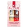 System JO - Zoete en Bruisende Champagne & Aardbei met Chocolade Coating Set