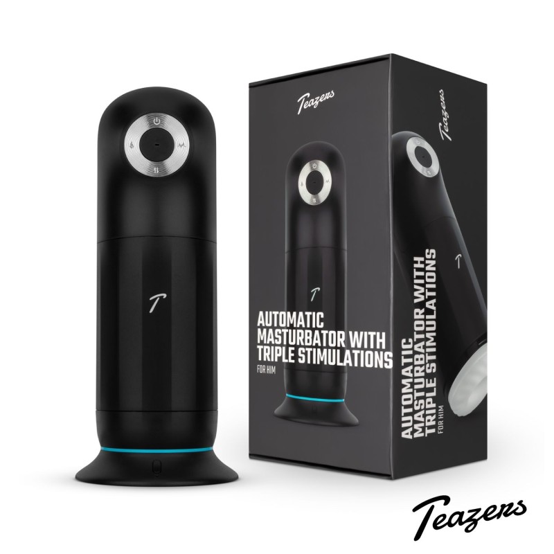 Automatický masturbátor Teazers s trojitou stimulací
