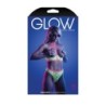 Beha en string met open cup PERSUASIVE - Neon groen S/M