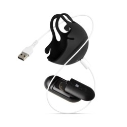 Anillo Vibrador para Escroto y Pene - Negro