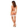 Heavenlly - Meias com renda branca XS/S