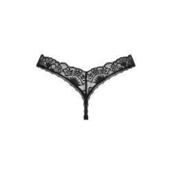 Tangice iz čipke Donna Dream - Črna XS/S